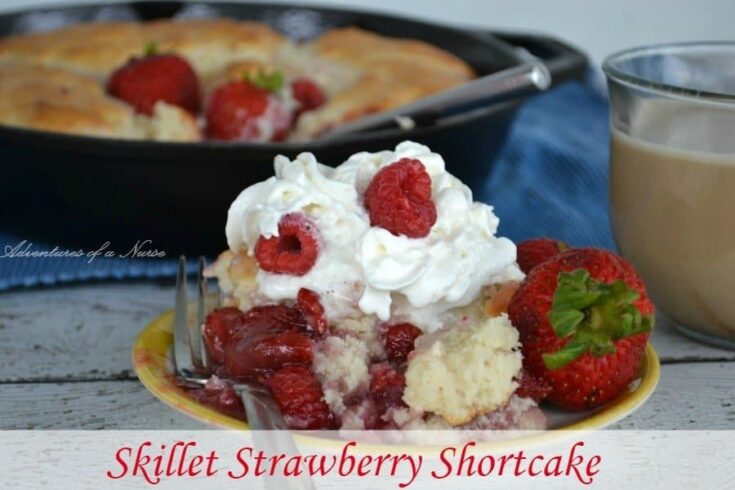 Skillet Strawberry Shortcake