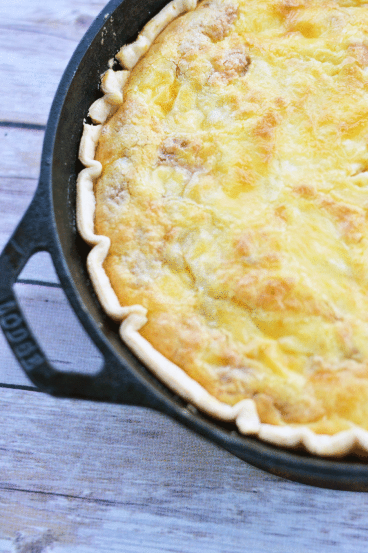 Ham & Swiss Quiche