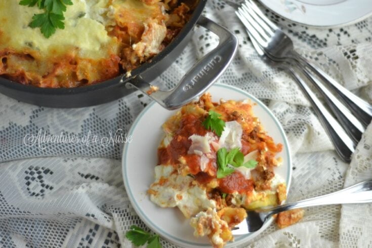Easy Skillet Lasagna