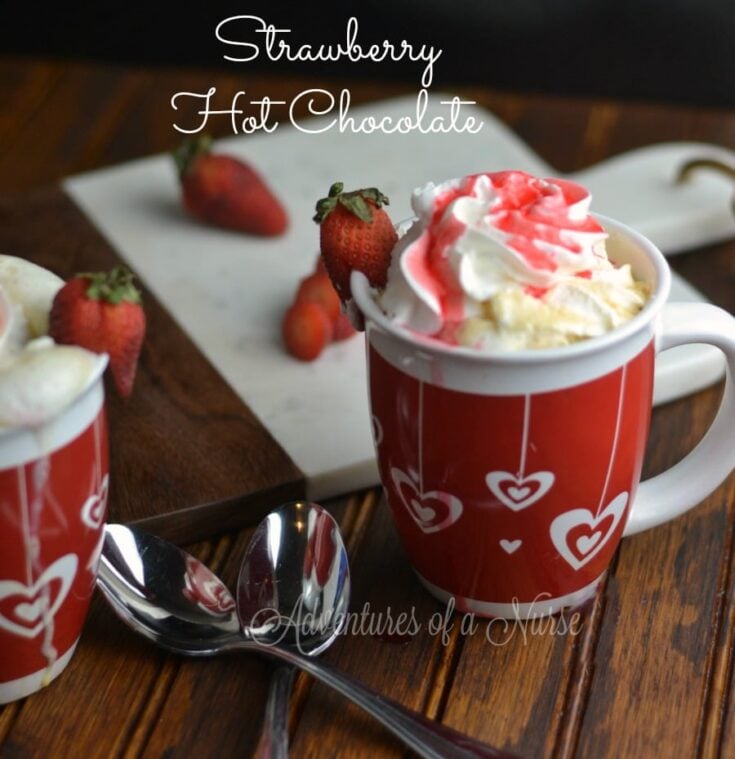 Strawberry Hot Chocolate