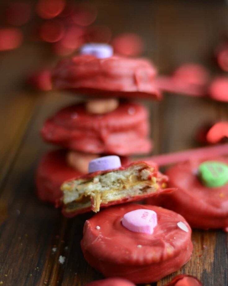 White Chocolate Covered Peanut butter Ritz