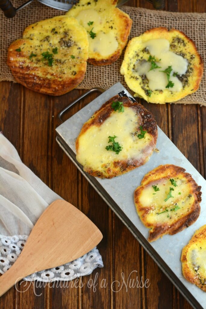 Carb Free Gluten Free Garlic Cloud Bread