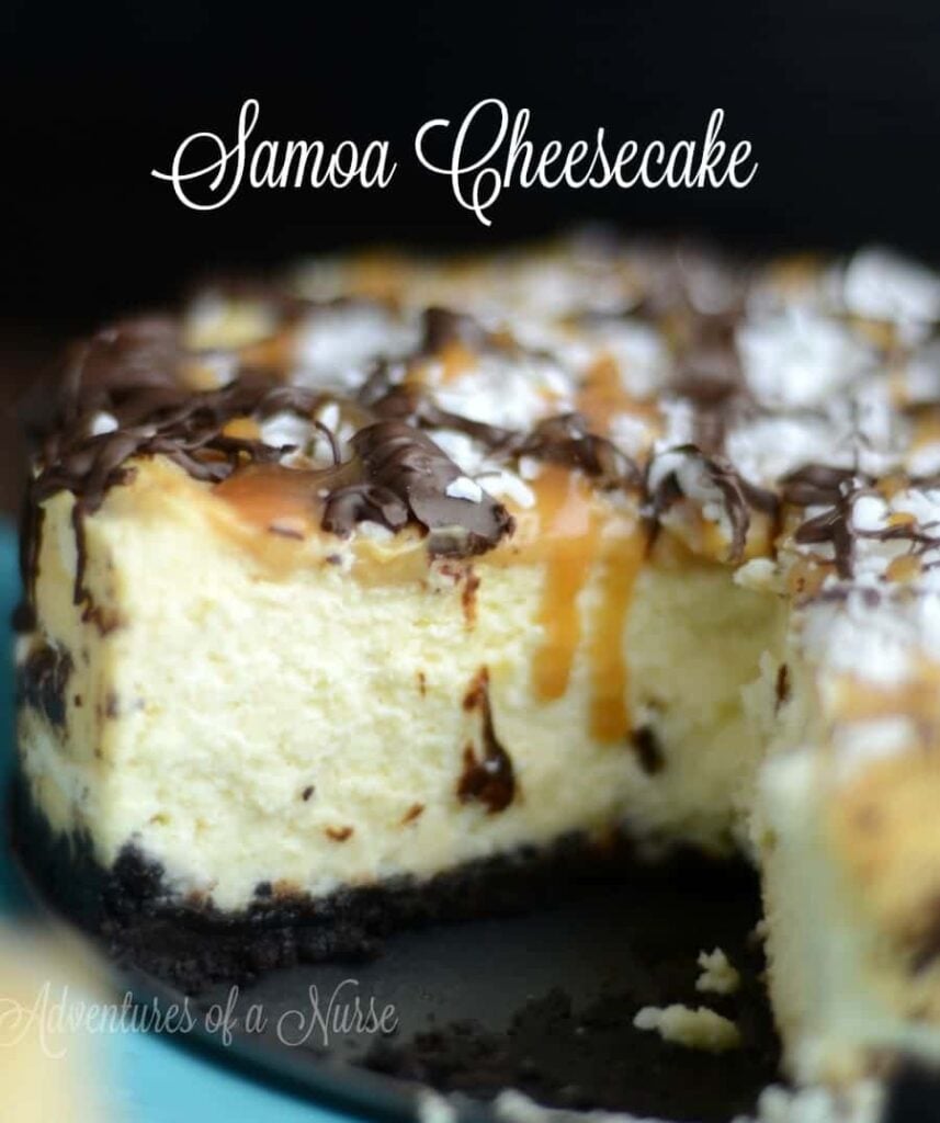 Samoa Cheesecake