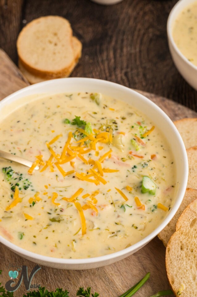 Panera's Copycat Broccoli and Cheddar Instant Pot Soup