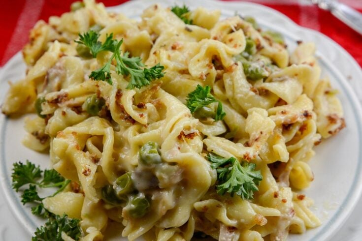 Instant Pot Cheesy Tuna Helper Casserole