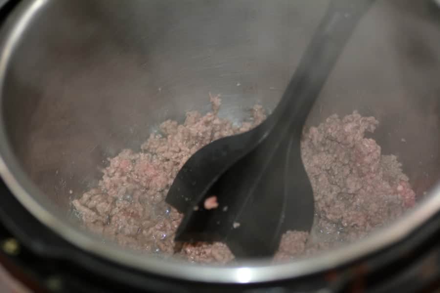 break up ground beef