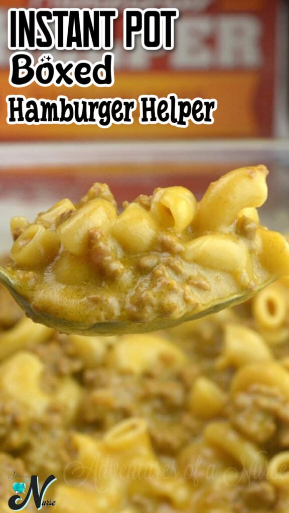 instant pot Boxed hamburger helper