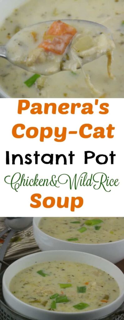 Chicken and Wild Rice Soup Instant Pot