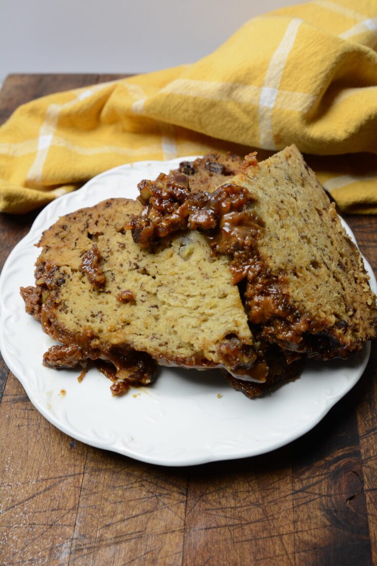 instant Pot caramel Pecan Banana Bread