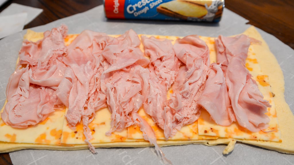 layer of ham