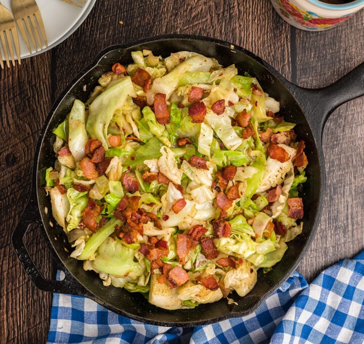 Southern Fried Cabbage and Bacon