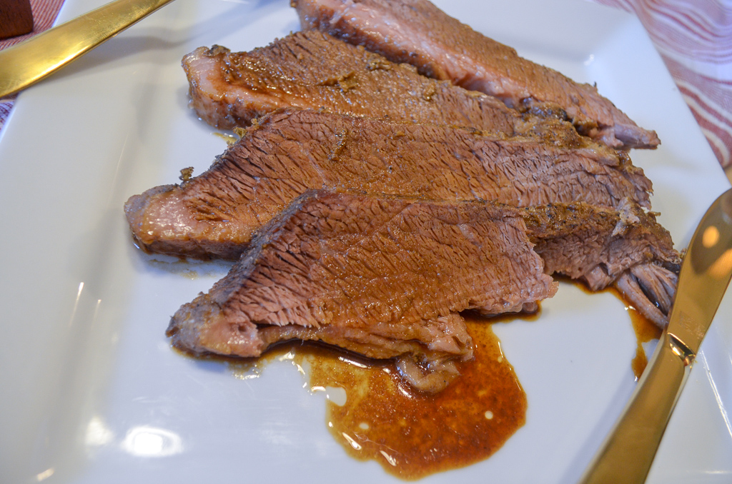 brisket on plate
