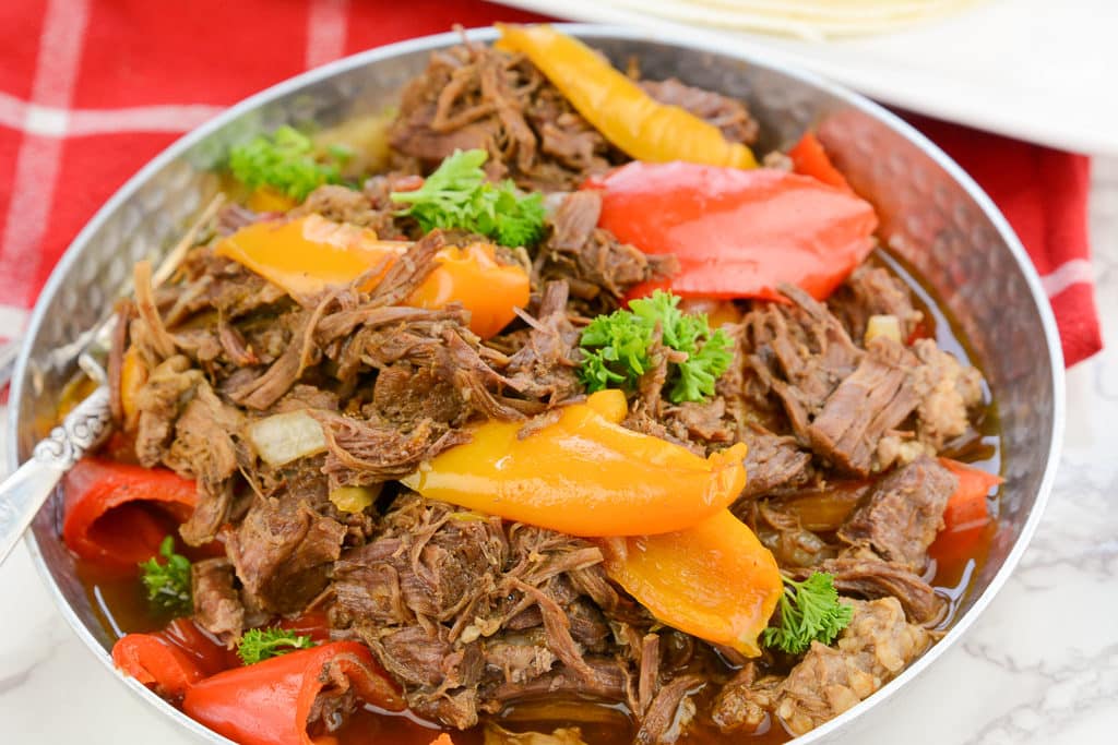 instant pot beef fajitas