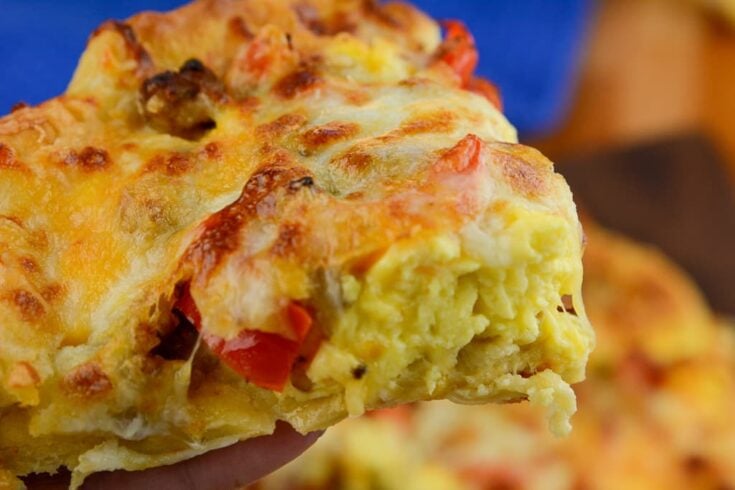 Airfryer Breakfast Pizza Slice