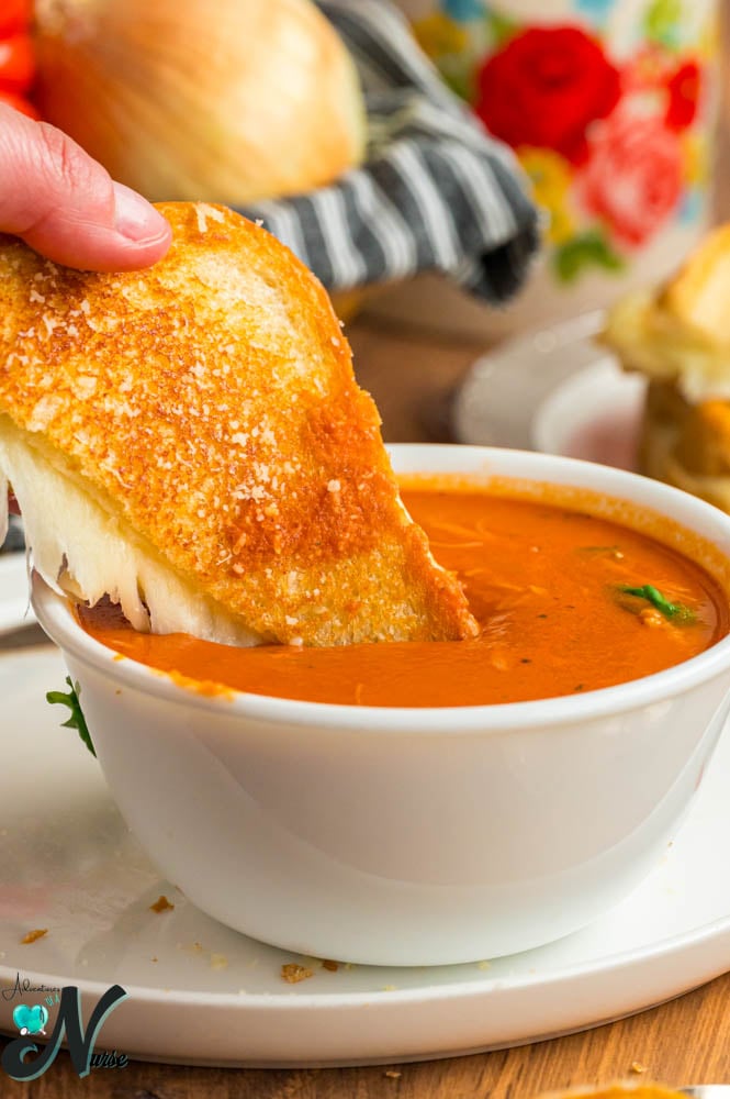 Tomato Soup and grilled cheese