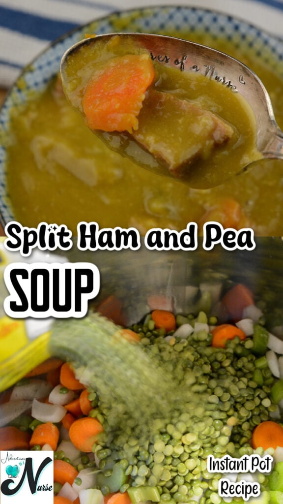 Split ham and pea soup