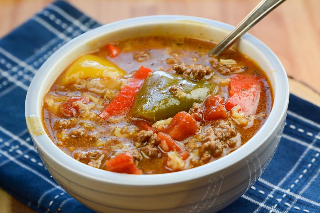 instant pot stuffed pepper soup