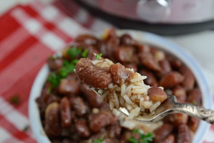 Instant Pot Popeye's Copy Cat Red Beans and Rice