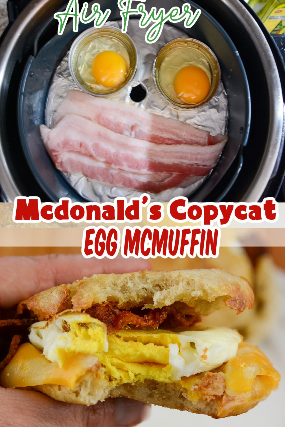 Air Fryer Egg McMuffin Adventures of a Nurse