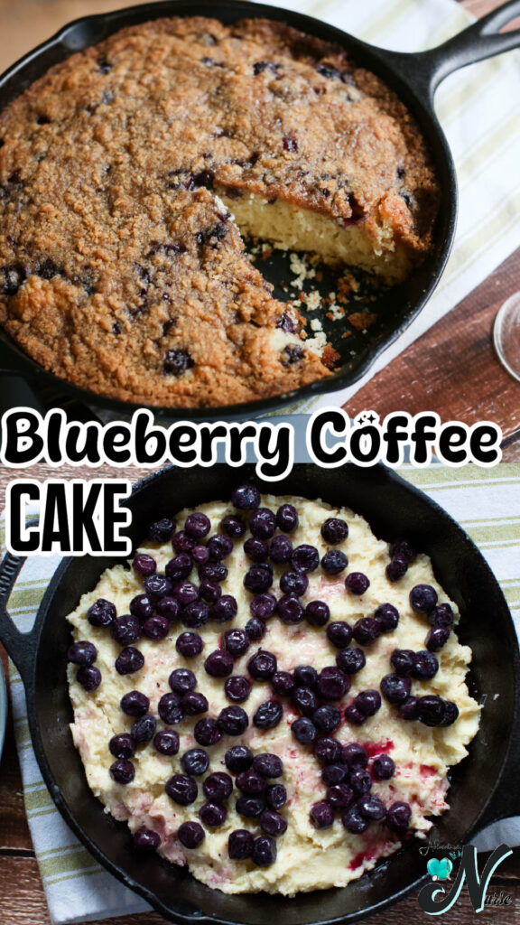 blueberry coffee cake pin