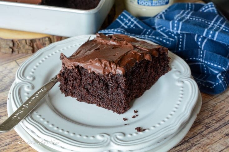 Classic Chocolate Mayonnaise Cake