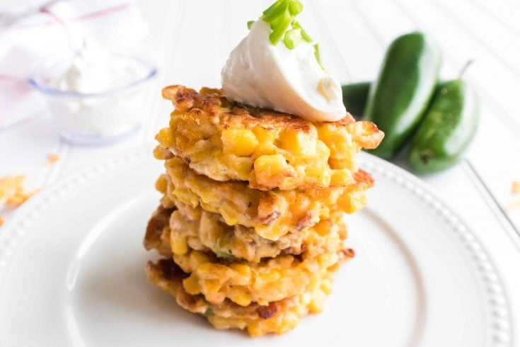 Air Fryer Loaded Corn Fritters