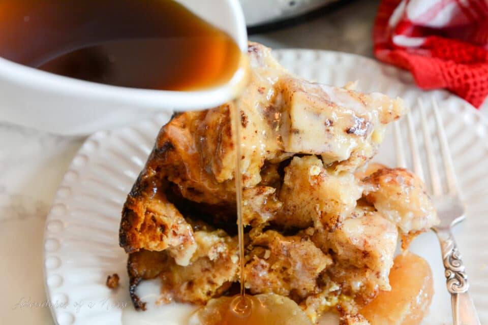 Slow Cooker Apple Cinnamon French Toast Casserole Adventures of a Nurse