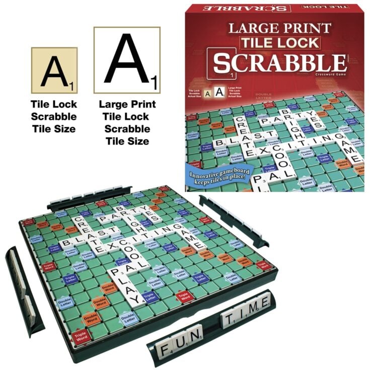 Image for Winning Moves Games: Large Print Tile Lock Scrable&reg;