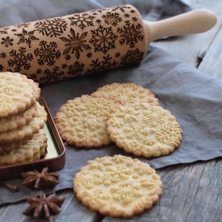 Image for Embossed Rolling PinSnowflakes