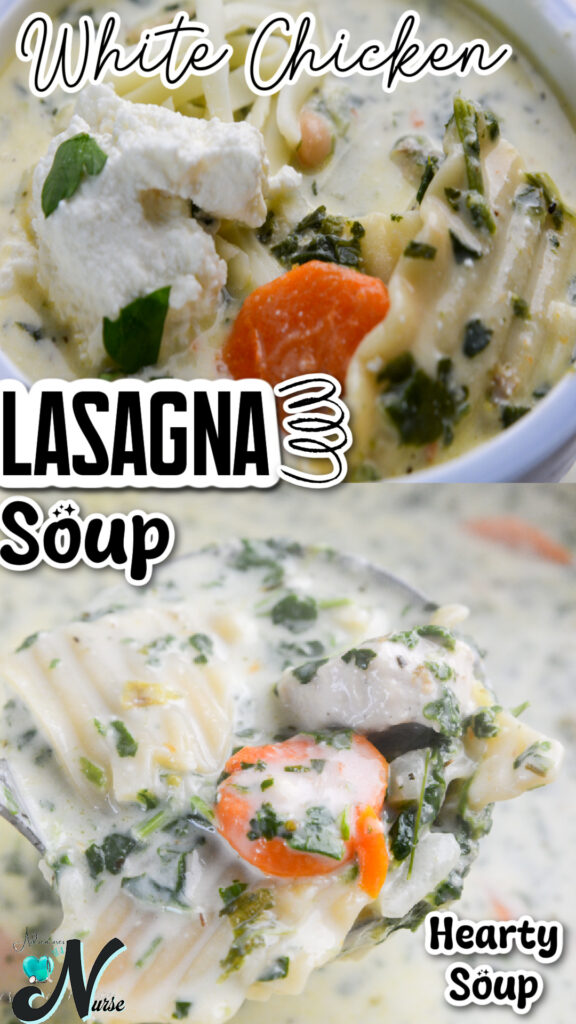 White chicken lasagna pin