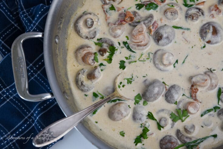 Creamy Parmesan and Garlic Mushrooms