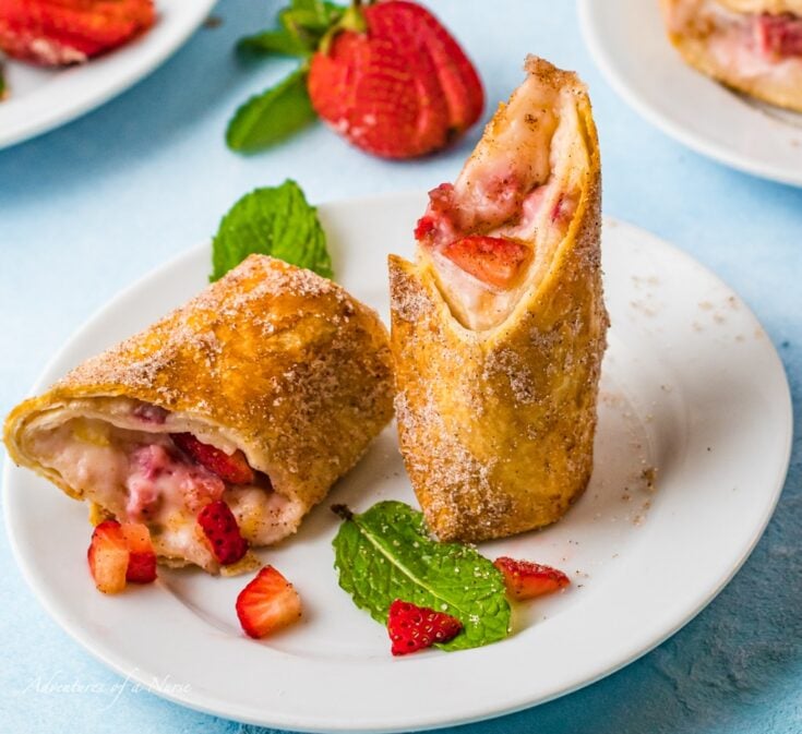 Strawberry Cheesecake Chimichanga