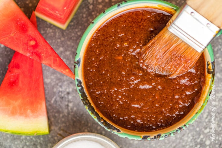 Watermelon Barbecue sauce in a bowl