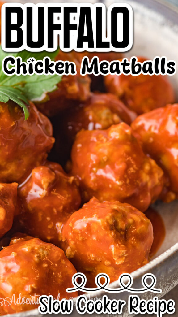 Buffalo Chicken Meatballs Pin