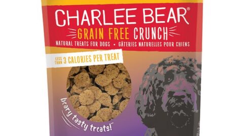 Image for CHARLEE BEAR Natural Bear Crunch Grain-Free Turkey, Sweet Potato & Cranberry Dog Treats, 8-oz bag - Chewy.com