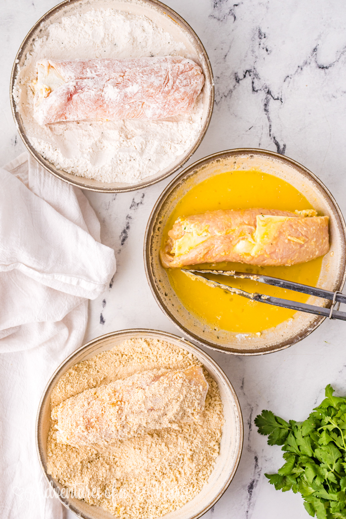 breading for stuffed chicken