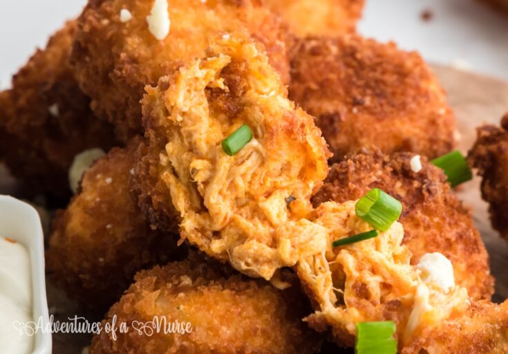 buffalo chicken wing dip bites