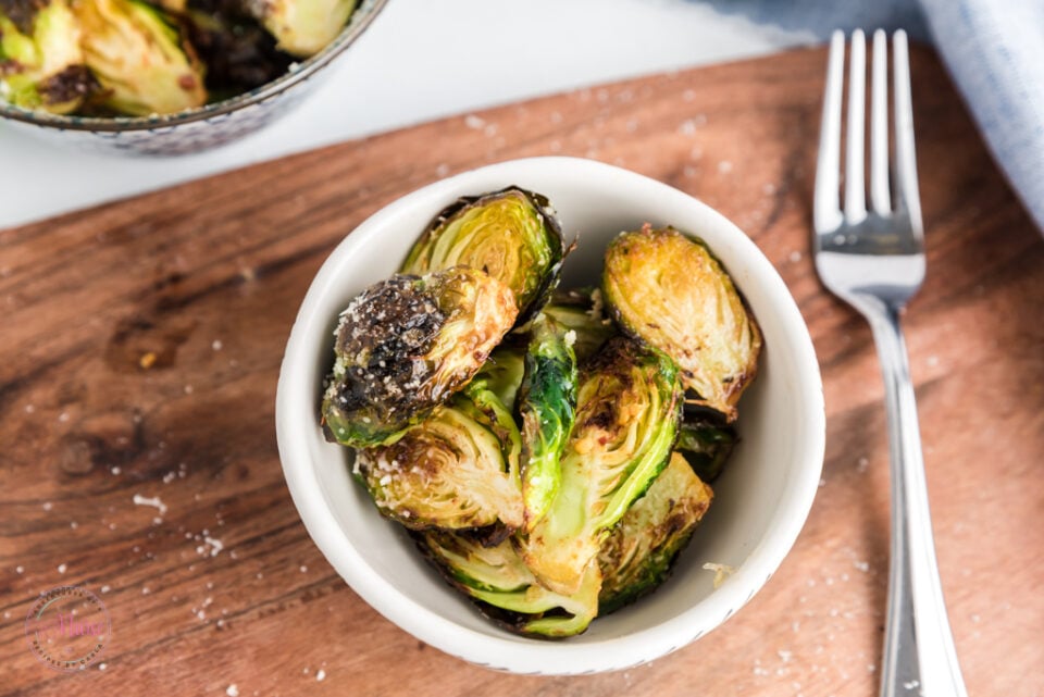 Garlic and Parmesan Air Fryer Brussel Sprouts Adventures of a Nurse