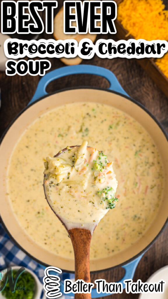 Broccoli and Cheddar Soup Pin