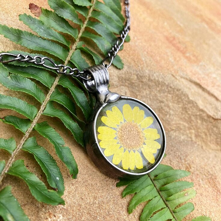 Image for Boho Chic Sunflower Necklace