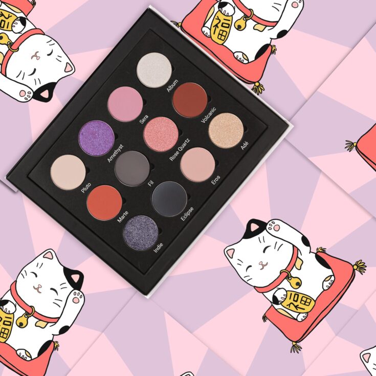 Image for Lucky Cat - 12 Eye Palette