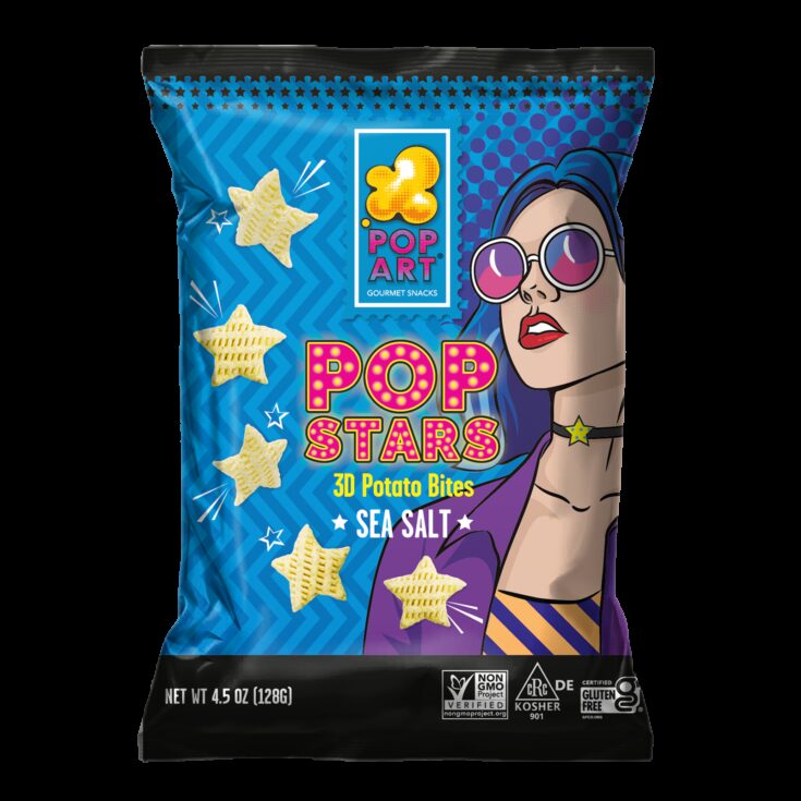 Image for Pop Stars - Sea Salt Chips, Puffs