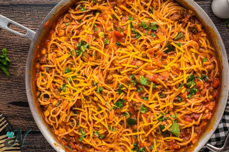 Mexican-Spaghetti-in-pan