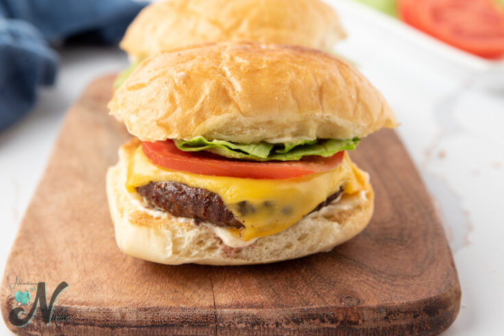 Air-Fryer-Hamburger-patties