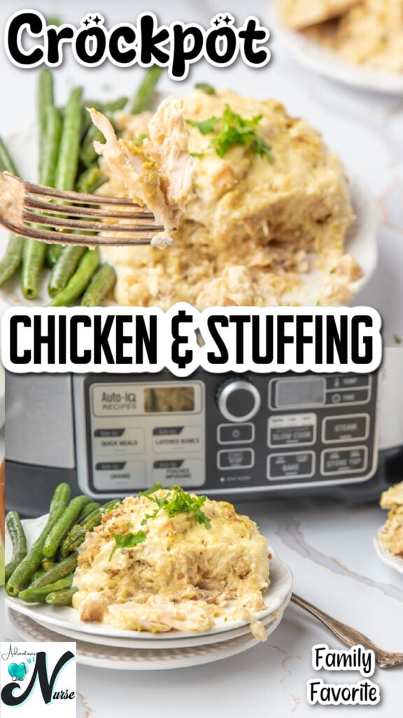 Crockpot Chicken and Stuffing (Easy Slow Cooker Dinner)
