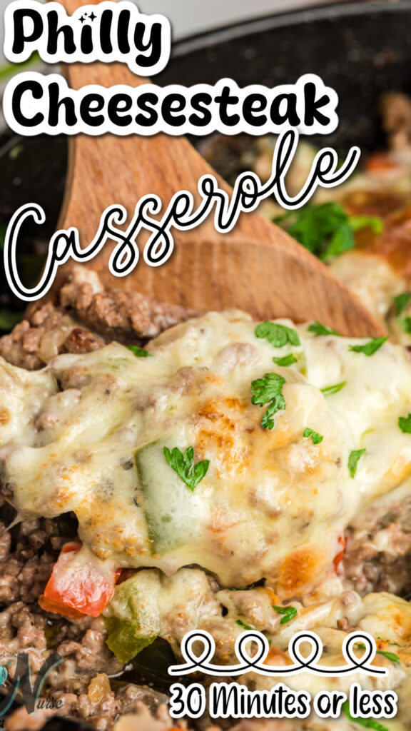 Philly Cheesesteak casserole