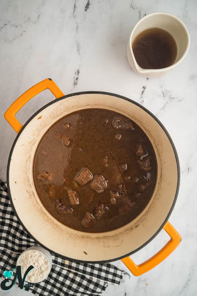 let beef tips cook