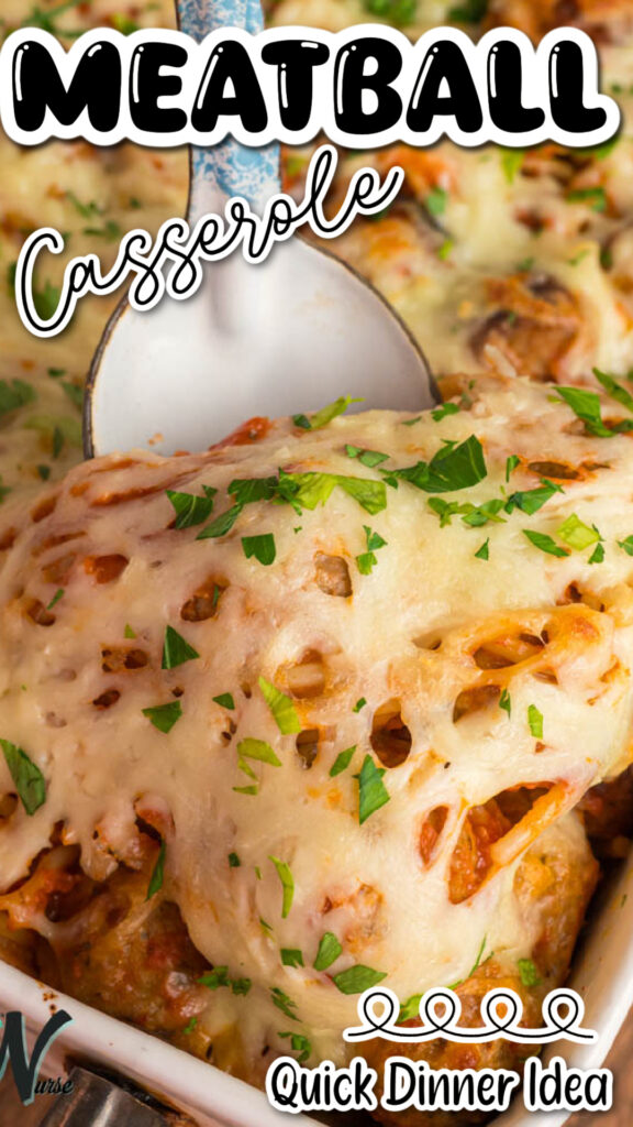 Meatball Casserole Pin