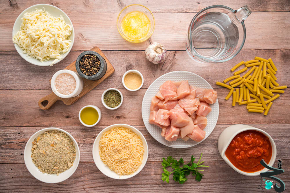 chicken-parmesan-pasta-ingredients