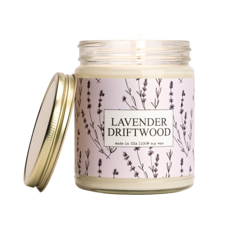 Image for Lavender Driftwood Scented Candle